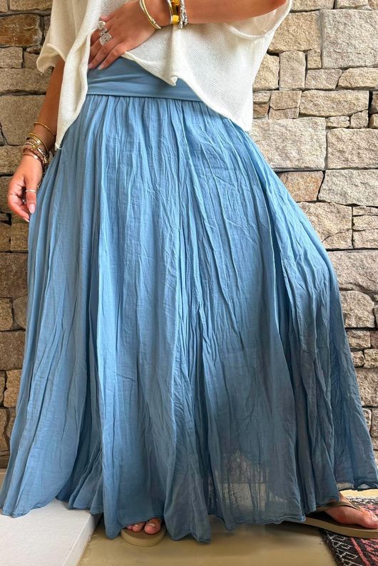 Songbird Bandeau Skirt Dress Bridgerton Blue